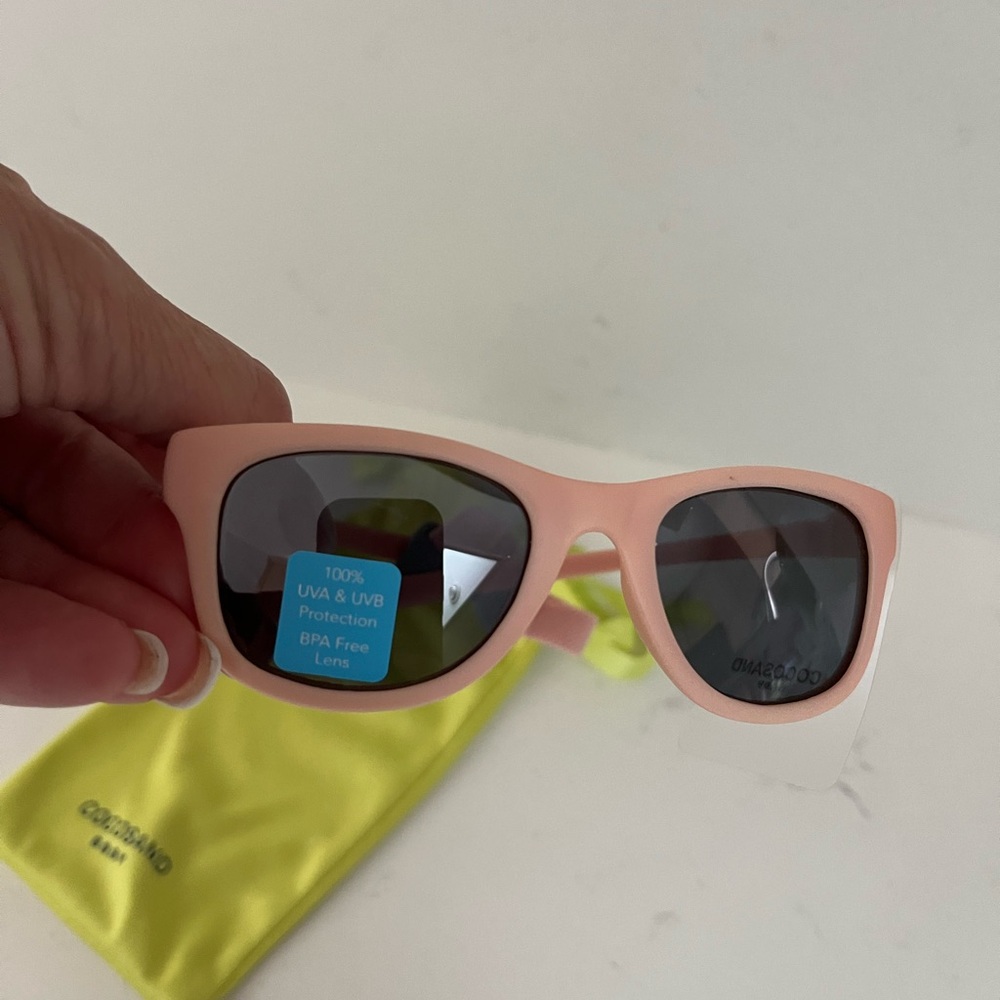 New Cocosand Baby Sunglasses 0-24 months.New baby polarized sunglasses! Pink